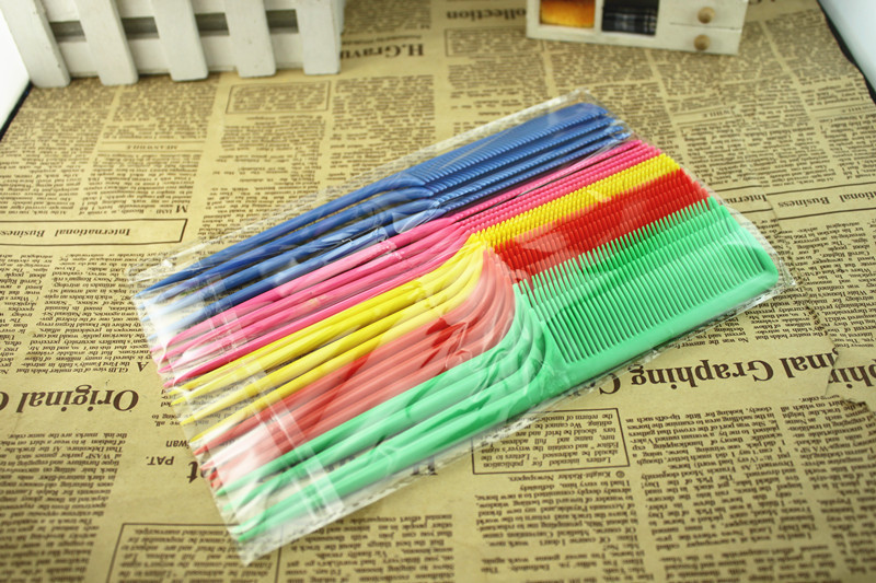 Color pointed tail comb thin comb hair comb hair pick comb hair makeup comb partition comb hair comb