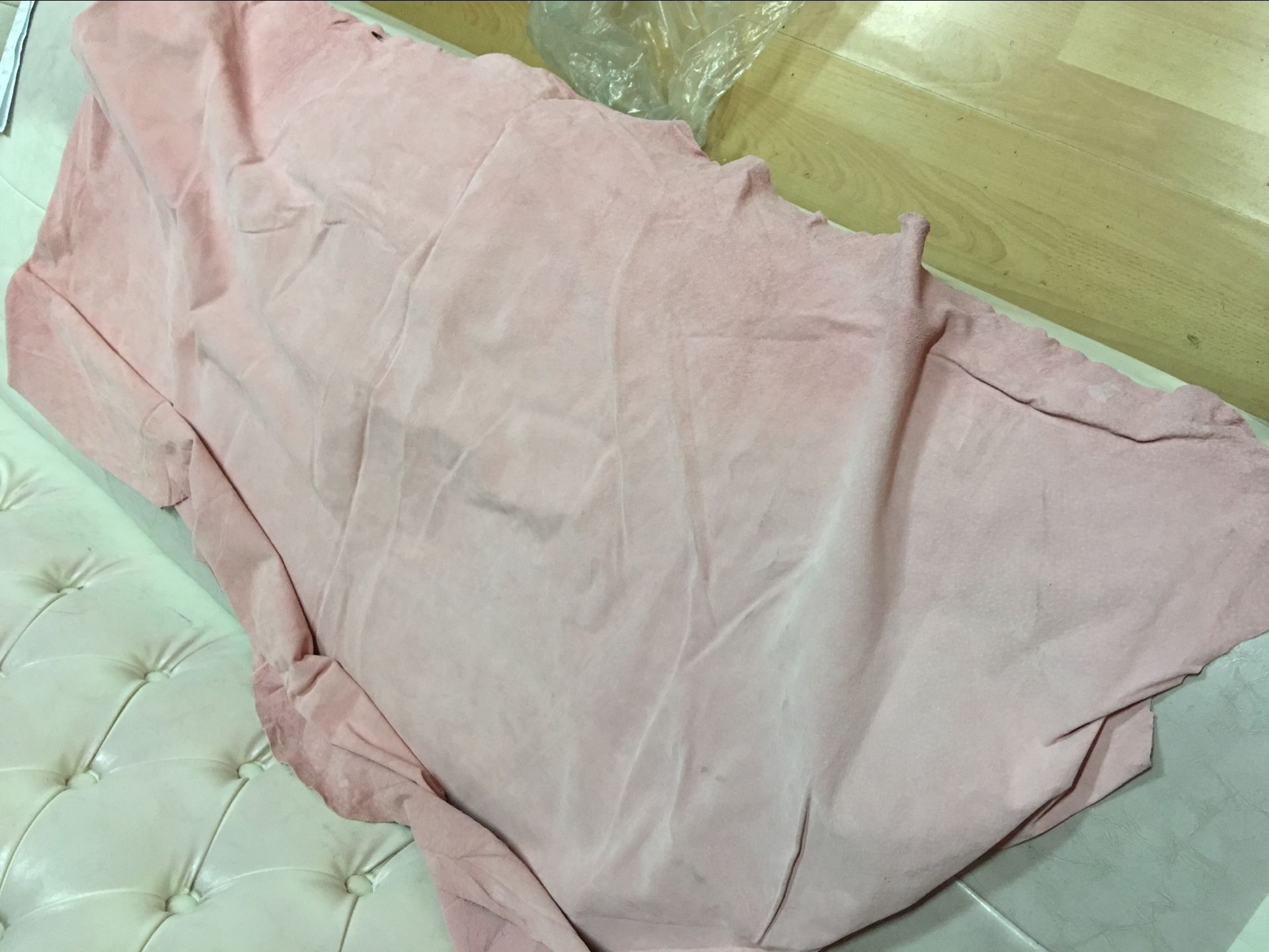 Pigskin Suede Pigskin Leather Pink