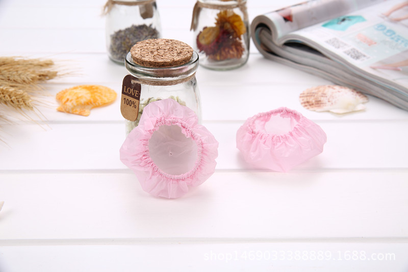 Supply earmuffs PE color/disposable transparent earmuffs/plastic earmuffs/hair dye oil waterproof earmuffs/earmuffs