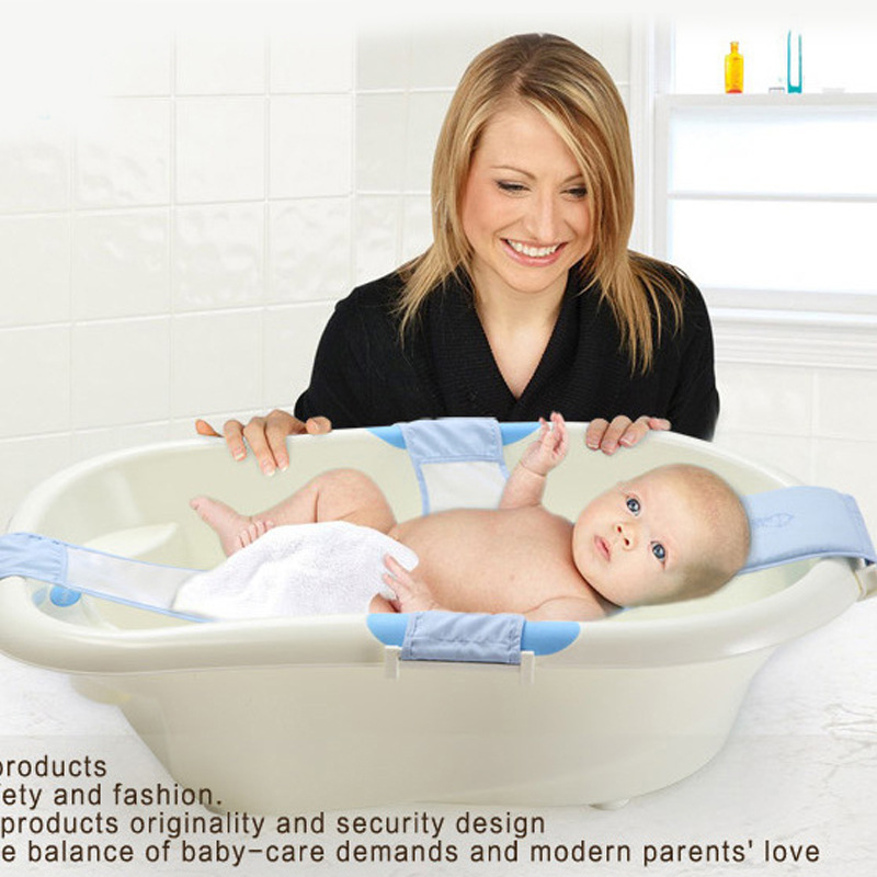 Children's bath net baby Cross Bath bed baby bath net bag adjustable bath net bath bed factory wholesale