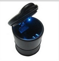 Car ashtray with light 4s shop car with LED light high flame retardant portable household car good quality