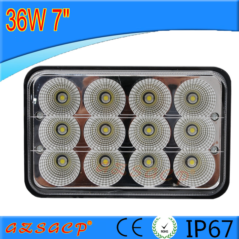 36W car LED work light engineering Probe SUV off-road spotlight roof light Inspection light