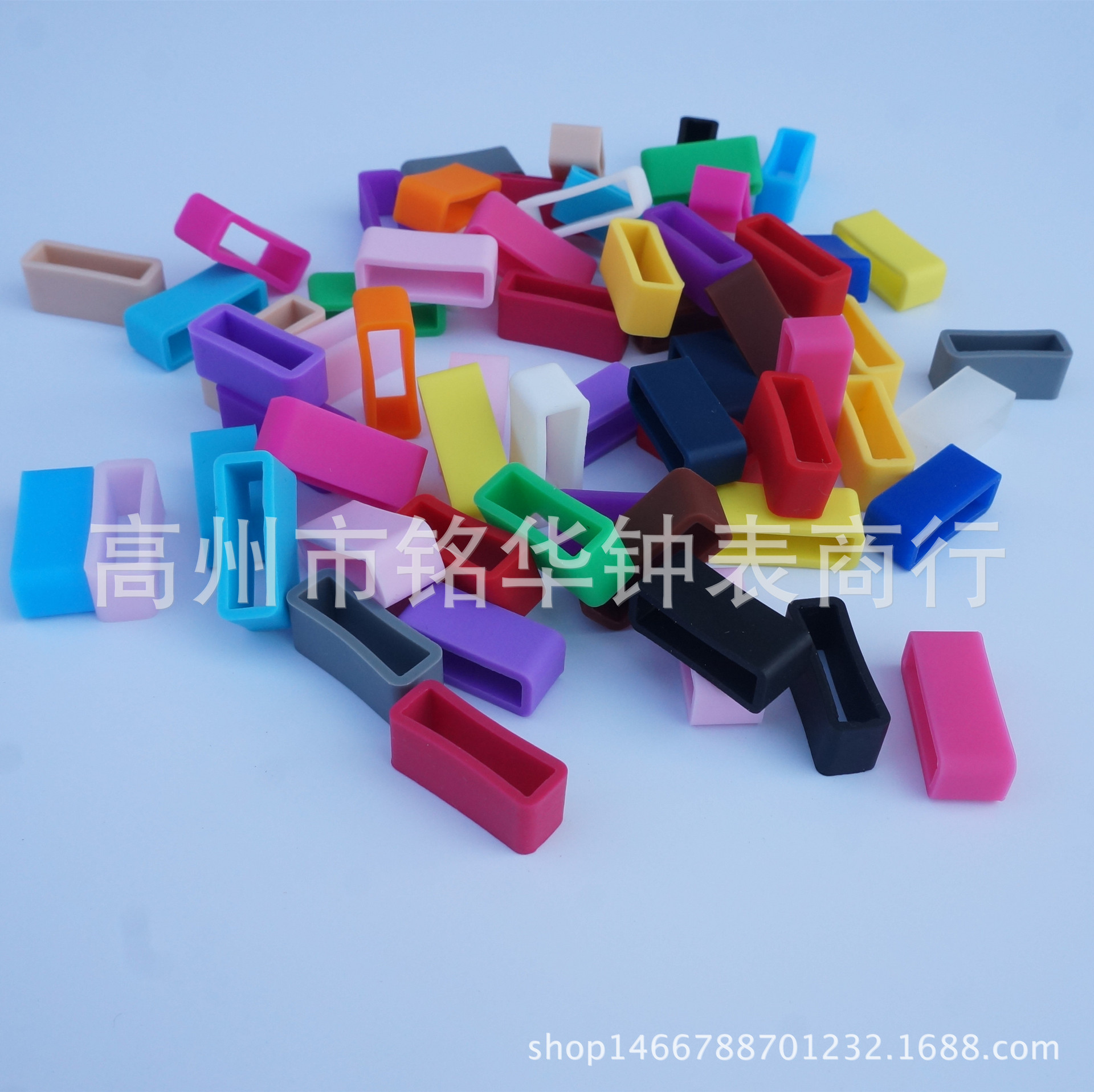 Silicone Strap Ring Movable Cover Watch Accessories High Quality Silicone Strap Ring Buckle Bezel Movable Buckle