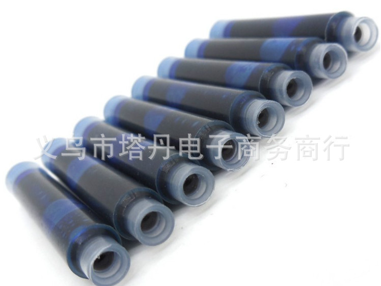Factory direct pen special ink sac can replace 3.4mm caliber ink sac bulk disappeared black blue Mylan