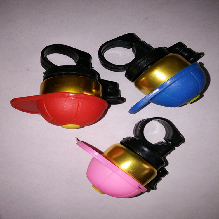 Factory wholesale baby carriage bell children's bicycle small cap car Bell baseball boy Bell in stock supply