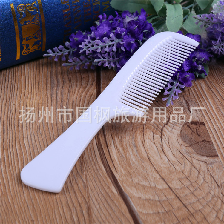 Hotel Hotel Hotel Guest Room Special Disposable Comb Wholesale Translucent Frosted Banana Comb