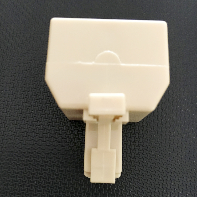 Telephone socket RJ11 double-hole horn 6P4C telephone one-to-two horn telephone junction box telephone connector