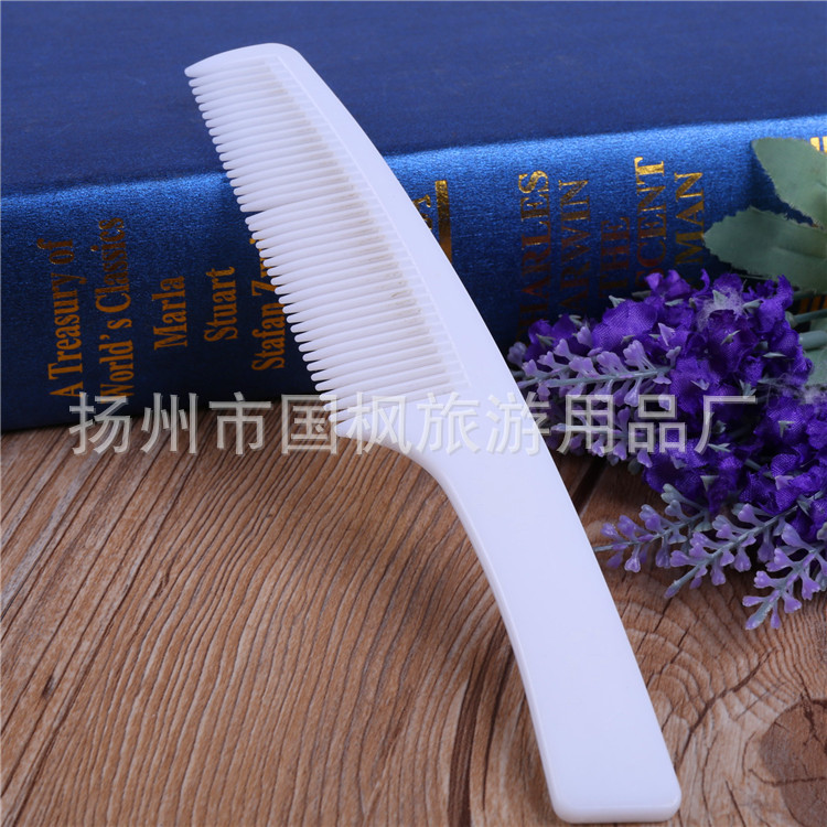 Hotel Hotel Hotel Guest Room Special Disposable Comb Wholesale Translucent Frosted Banana Comb
