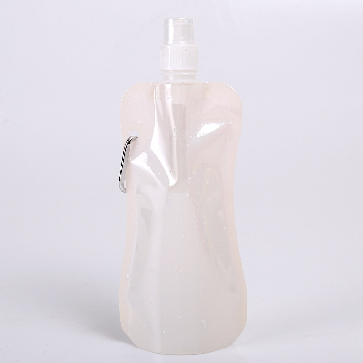 Outdoor Water Supply Portable Folding Water Storage Bag with Hook Travel Sports Water Storage Plastic Water Bag Camping Water Bag