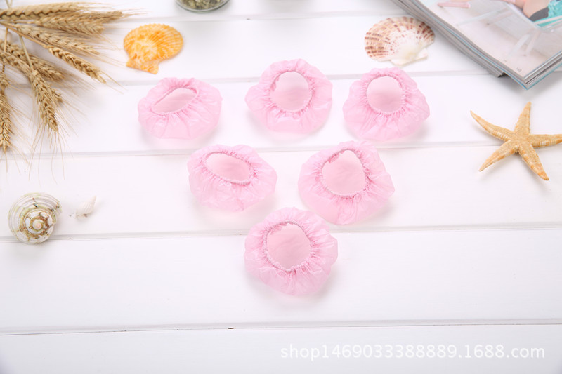Supply earmuffs PE color/disposable transparent earmuffs/plastic earmuffs/hair dye oil waterproof earmuffs/earmuffs