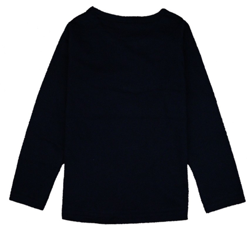 Personalized Custom DIY Medium and Large Kidsren's Autum Kidsren's Long-Sleeved T-Shirt Round Neck Pure Color Bottoming Kidsren's Cotton T-Shirt Student Class