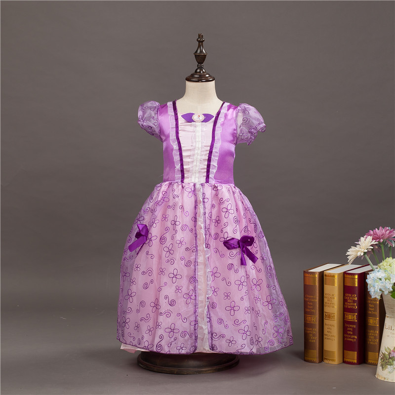 Foreign Trade Halloween Frozen Princess Dress Girls Performance Dress Snow White Cinderella Makeup Dance Dress