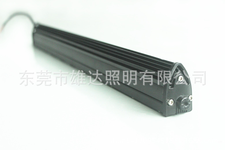 Car led ultra-thin small single row off-road modified roof strip spotlight ultra-thin front bumper middle net auxiliary fog lamp 90W