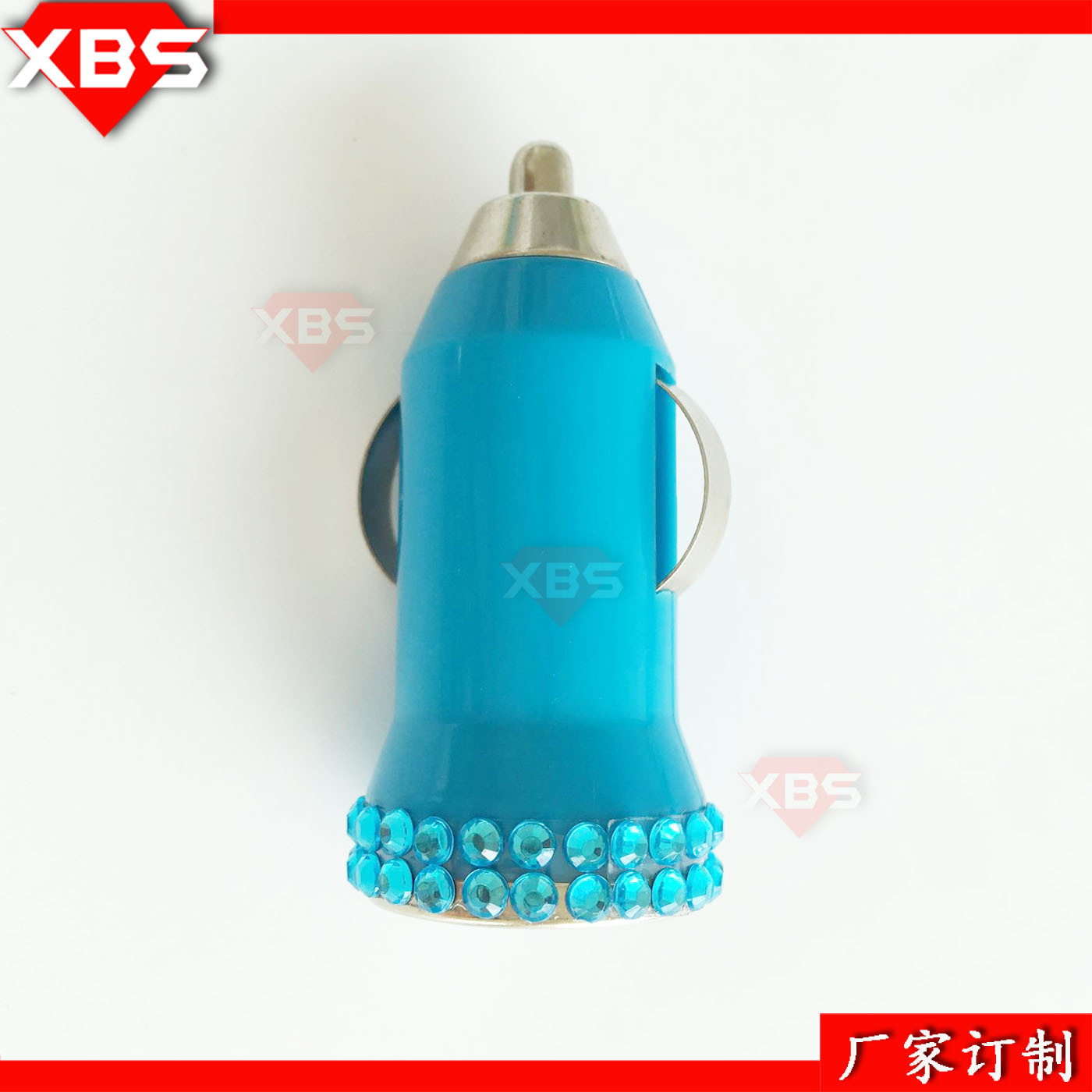 Manufacturer Supplies Diamond-Encrusted Mobile Power Supply, Car Charger, Data Cable with Diamond, Crystal Diamond Sticker