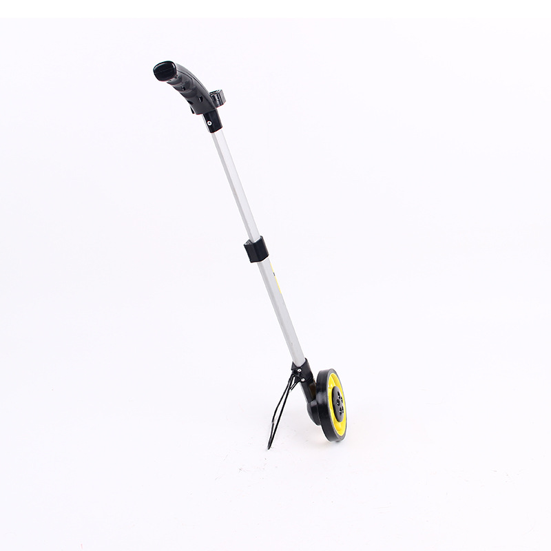 Manufacturer's Supply Digital Hand Push Distance Measuring Wheel 10000m Digital Display Distance Meter Digital Digital Display Small Wheel Distance Measuring Vehicle