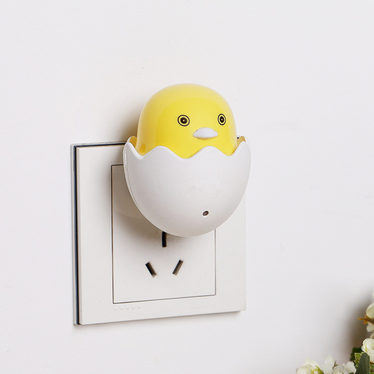 Mini Little Yellow Duck Light-controlled Night Light Automatic Switch Suitable for Bedside Bedroom Drinking Water at Night Corridor Night Light