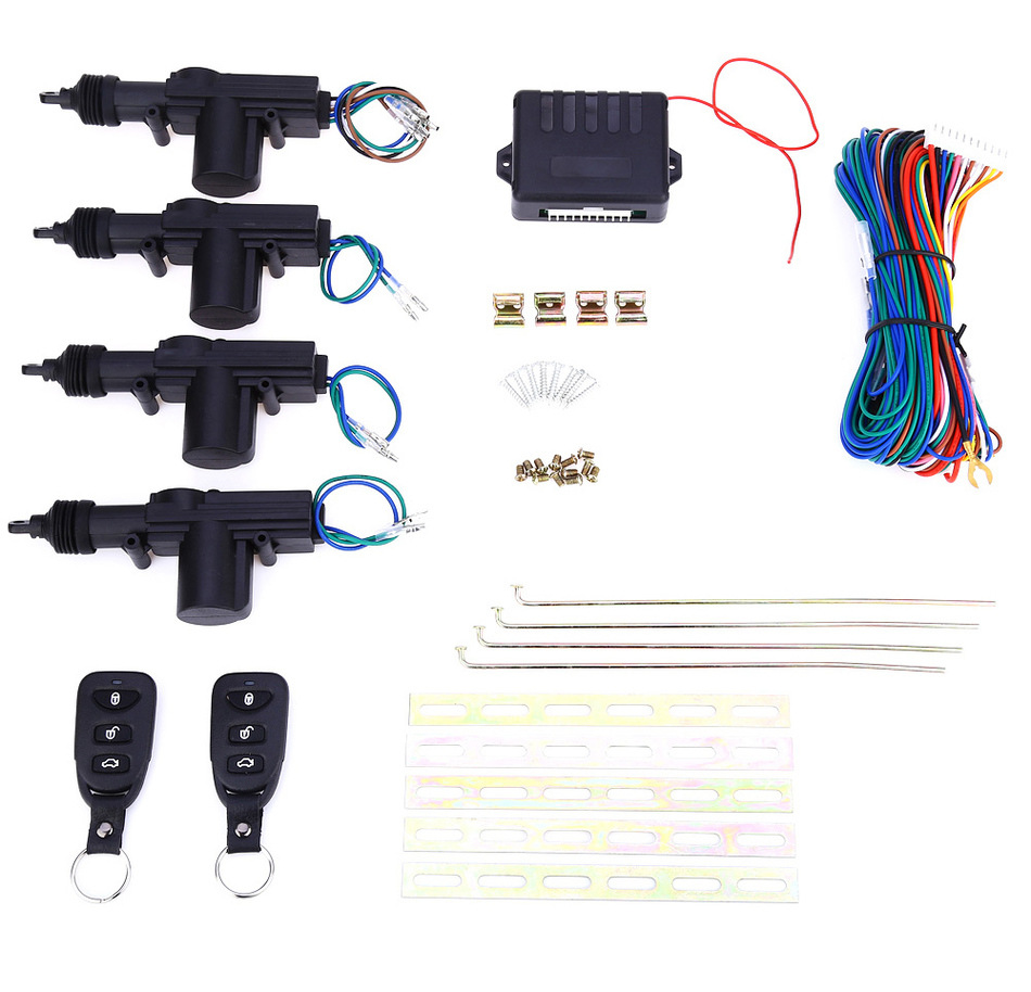 Дистанционный контроль центрального замка с мотором, выходом для направления света и функцией открытия багажника для 12V