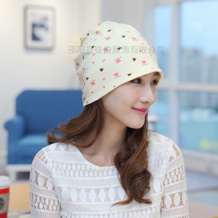 New Korean version of Autumn lunar November cap windproof hair pregnant women's cap simple fashion head warm maternity cap wholesale