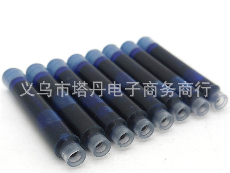 Factory direct pen special ink sac can replace 3.4mm caliber ink sac bulk disappeared black blue Mylan
