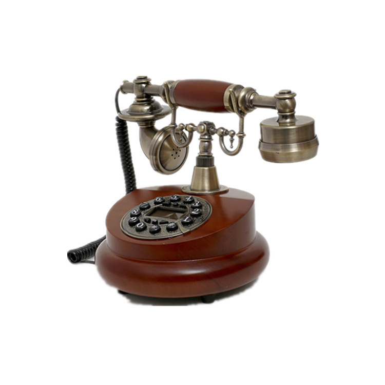 Zhizhen boutique European-style antique retro telephone landline home classical fashion creative solid wood telephone landline 201