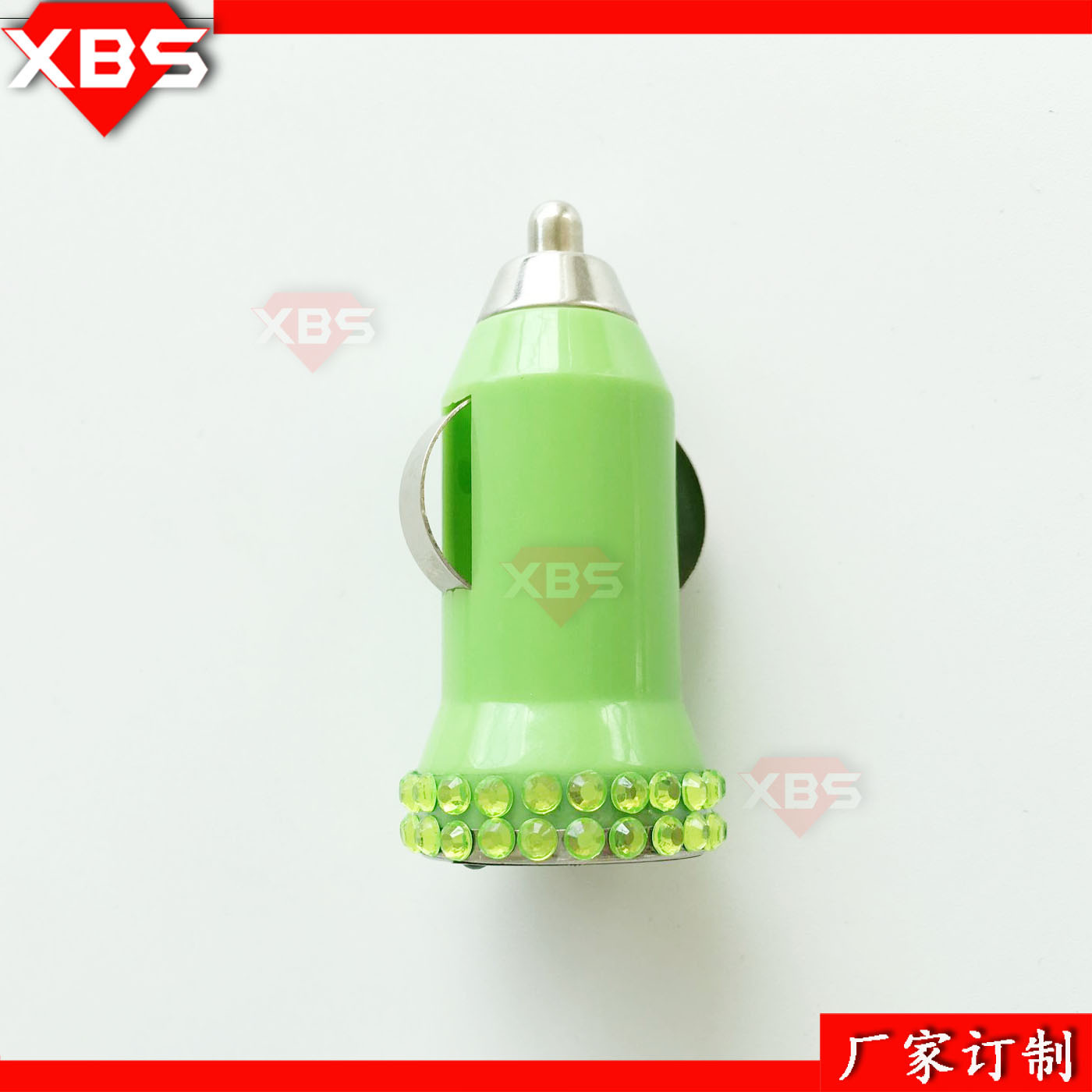 Manufacturer Supplies Diamond-Encrusted Mobile Power Supply, Car Charger, Data Cable with Diamond, Crystal Diamond Sticker