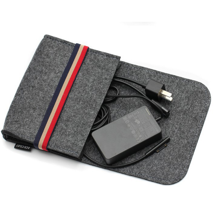Macbook Power Pack Surface Pro Felt Power Pack Charging Treasure Wire Digital Storage Bag