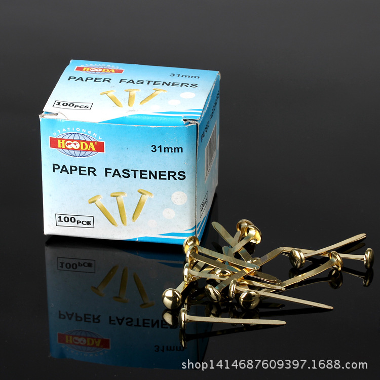 DIY Handmade Two-Legged Nails, Environmentally Friendly Electroplated Gold Picture Nails, Metal Two-Legged Nails, Eight-Legged Kidsren's Iron 19 Nails