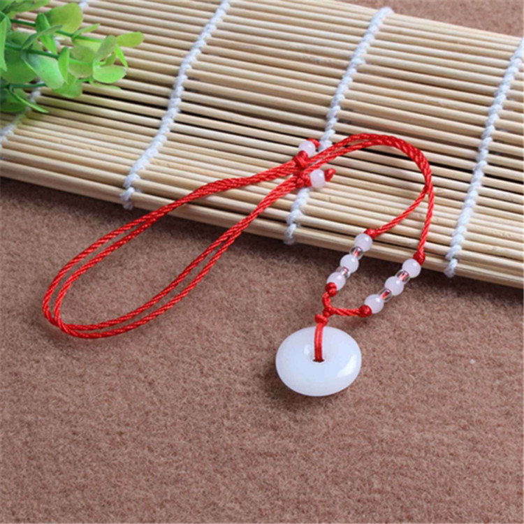 Imitation Hetian Jade safe buckle men's and women's jewelry fine imitation pendant imitation Jade Afghan Jade buckle jewelry wholesale