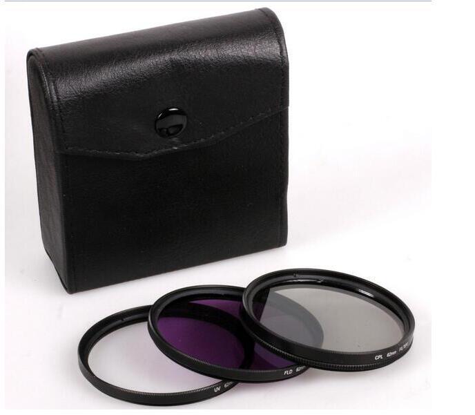 Комплект фильтров для SLR камеры 3 шт. поляризатор UV CPL FLD