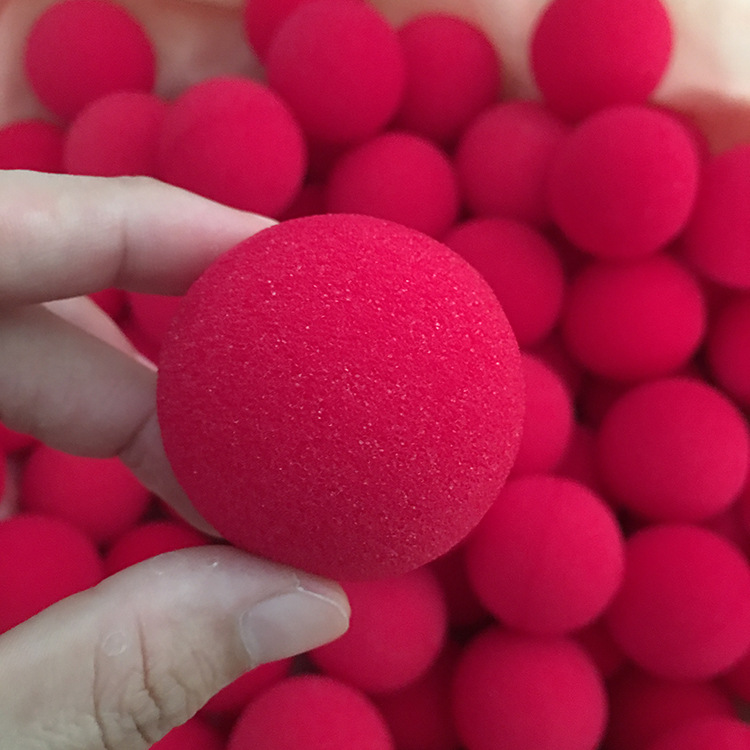 Прямые продажи от производителя большой красный губчатый мяч клоунский нос магический мяч реквизит магическое представление