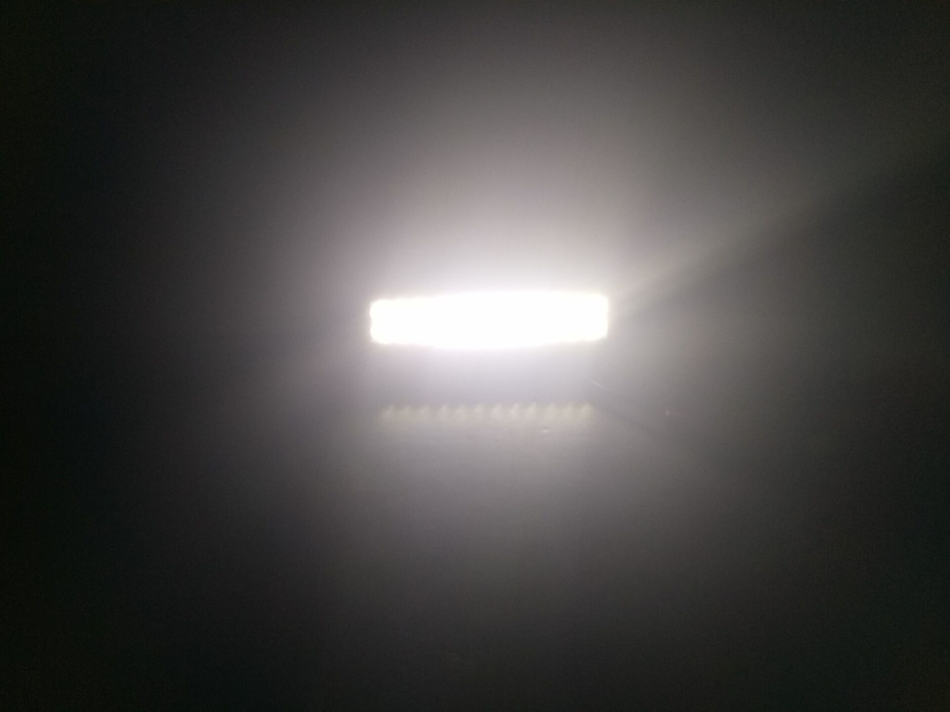 White yellow two-color LED strip spotlight car off-road vehicle modified anti-fog roof light turn warning light