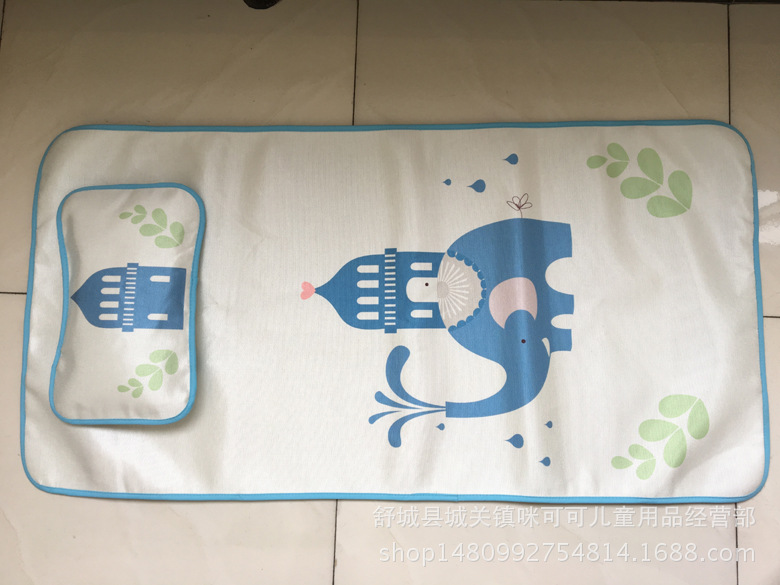 Baby mat newborn Ice Silk children's summer kindergarten mat baby breathable crib baby mat
