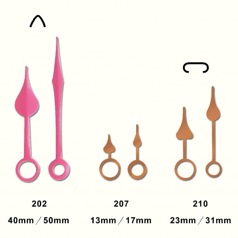 Xinlizhu quartz clock time-division needle wall clock pointer clock pointer time-division clock quartz clock accessories factory direct sales