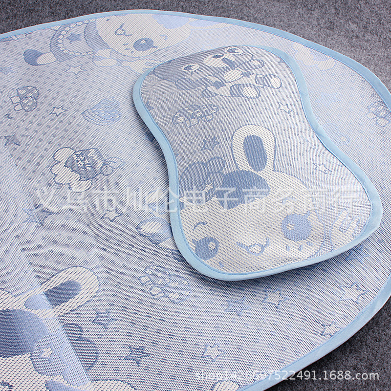 Baby mosquito net special mat custom ice silk mat Oval children mosquito net mat children ice silk mat
