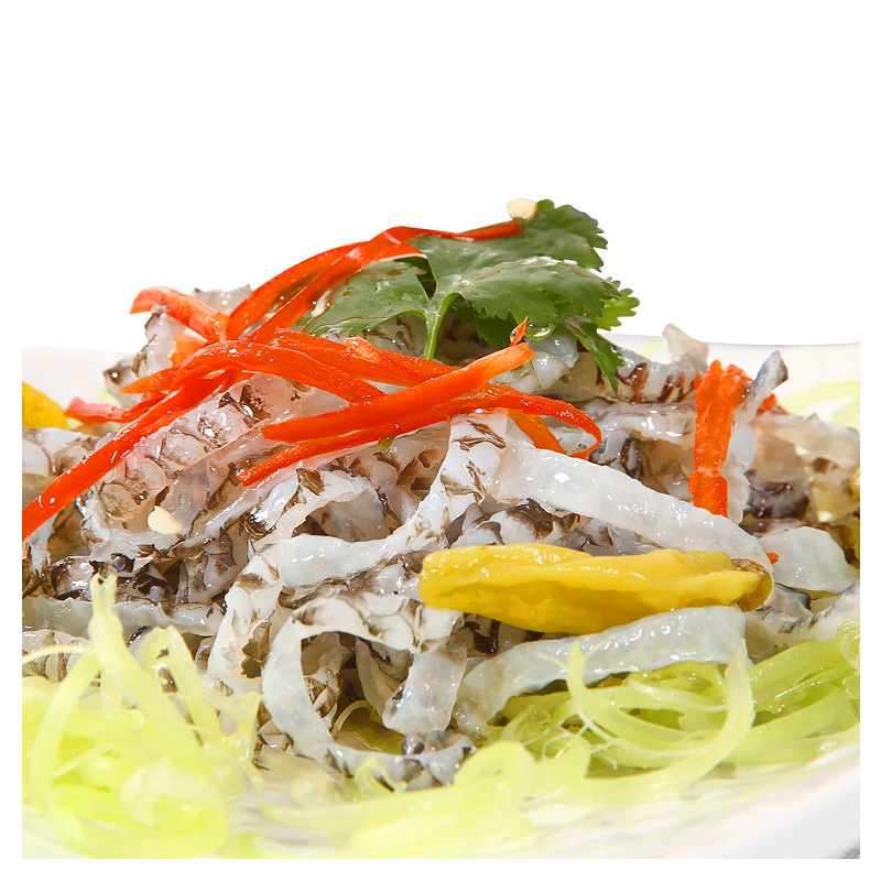 Instant seafood AFI pickled pepper fish skin shredded cold snack pickled pepper fish skin Factory Direct semi-finished dish