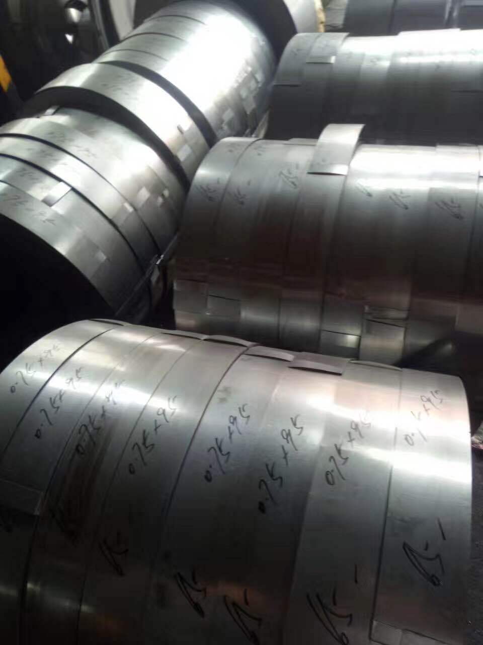 Zhongtian Cold-Rolled Hot-Rolled Q235A General Carbon Steel Strip Steel Blue Black Galvanized Steel Strip Wholesale Direct Sales