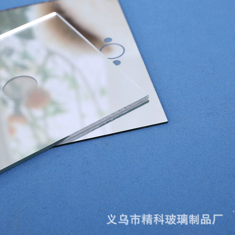 1-3mm High Quality Floating Glass Lens Rectangular Luggage Lens Factory Direct Mirror