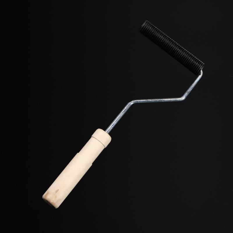 Factory Direct Sales 2inch-8inch Fiberglass Defoaming Roller Resin Deaeration Roller Threaded Iron Roller Special-Purpose