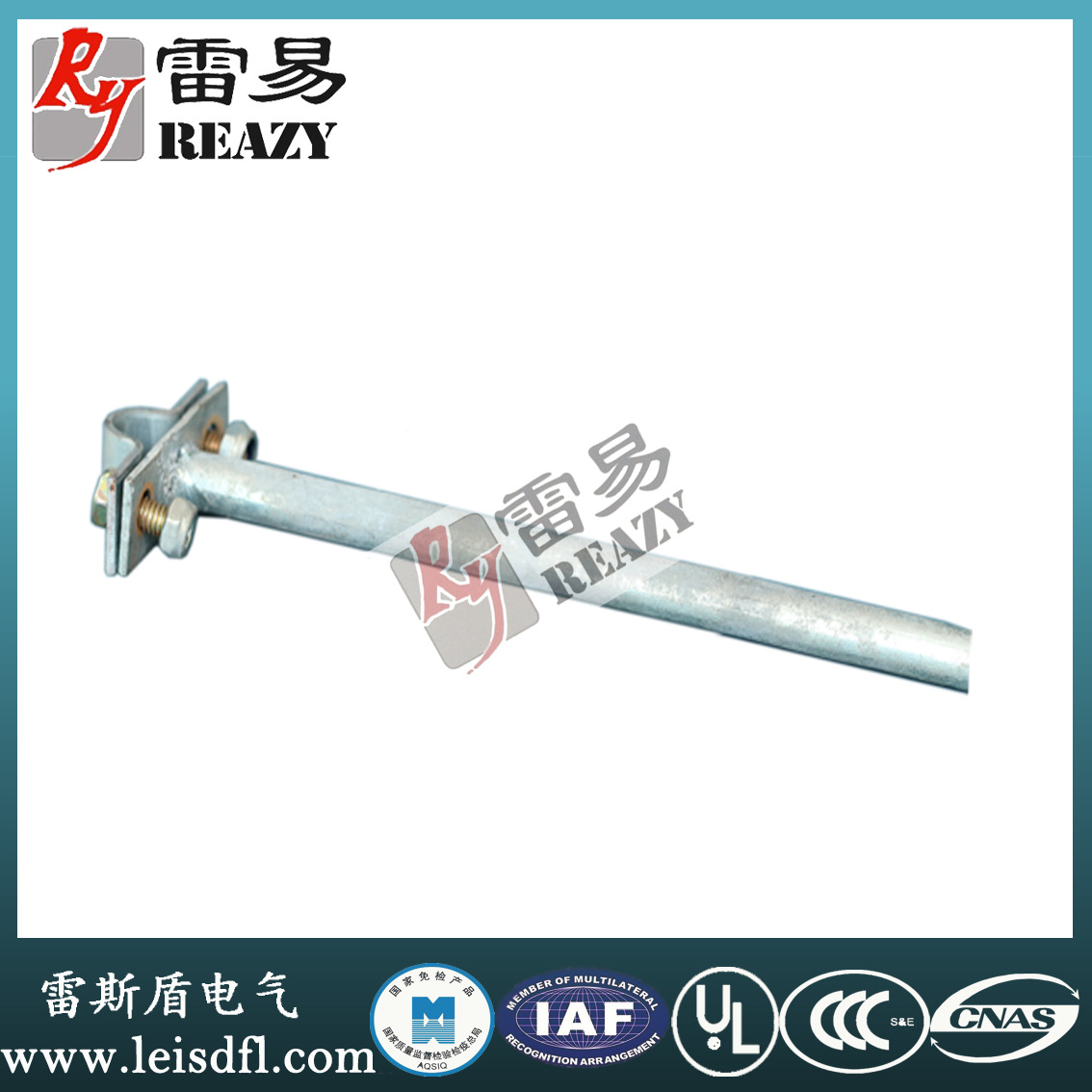 Lightning protection belt bracket lightning protection support card multi-year manufacturers hot galvanized stainless steel lightning protection belt support card spot supply