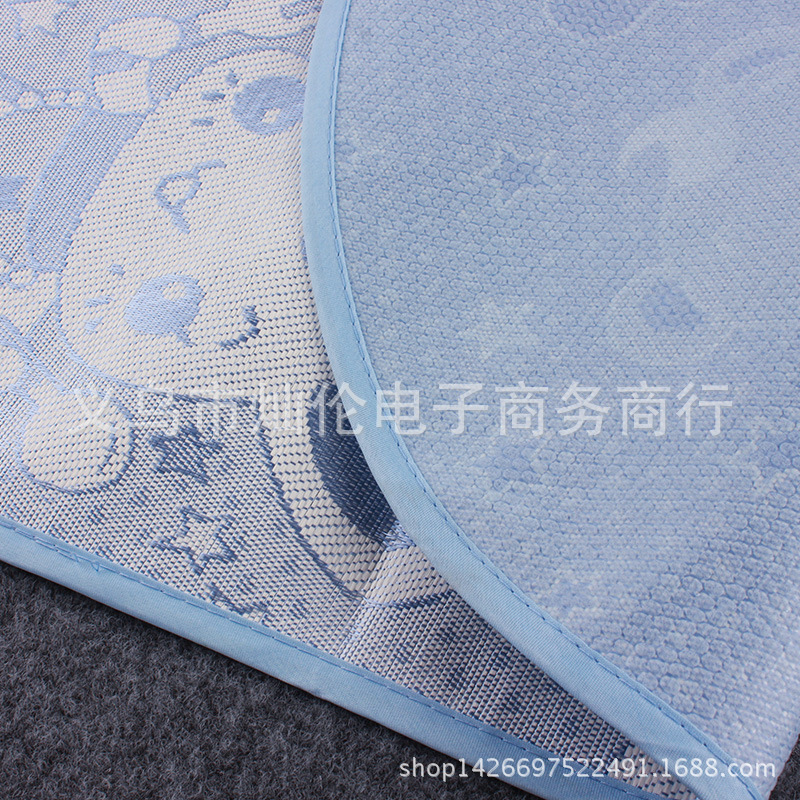 Baby mosquito net special mat custom ice silk mat Oval children mosquito net mat children ice silk mat