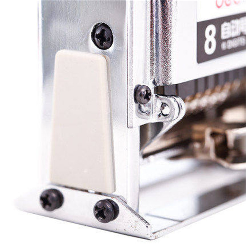 Deli 7508 small automatic number machine continuous date seal manual stamp cover activity combination same number time