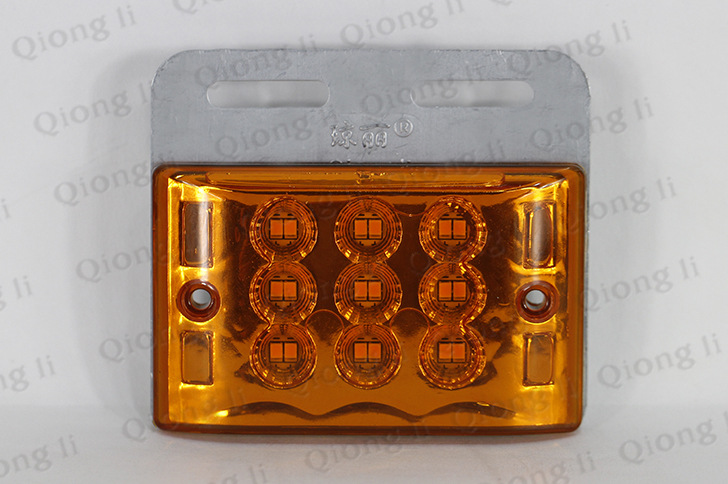 Qionuli Factory Direct Sales LED Truck Truck Width Light Logo Light Side Light Waterproof Floor Side Light 34 Light
