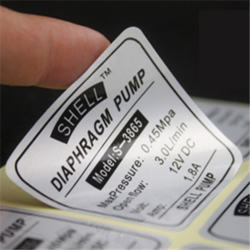 Customized Self-Adhesive Printing Paper Coated Paper Pvc Transparent Label Sticker Production Certificate Sealing Sticker Design