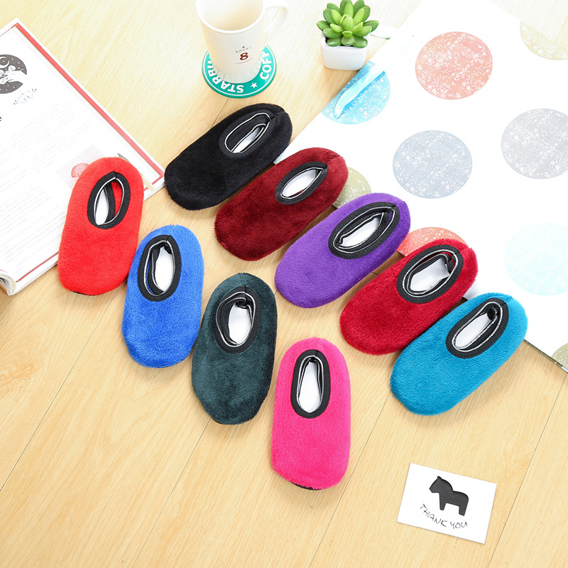 Parent-Child Early Education Center Spring & Fall Velvet Thickeneded Floor Socks for Men, Women, Adults, Kidsren and Babies Non-Slip Socks Wholesale