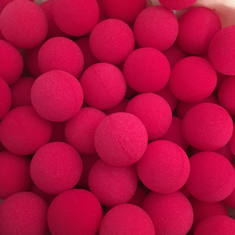 Factory Direct Sales Big Red Sponge Ball Clown Nose Magic Ball Props Magic Performance Magic