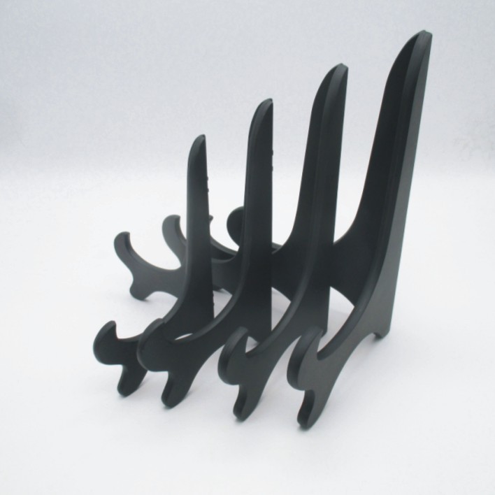 Plastic wood-like black viewing tray bracket porcelain tray bracket dish painting bracket tea cake bracket photo frame bracket