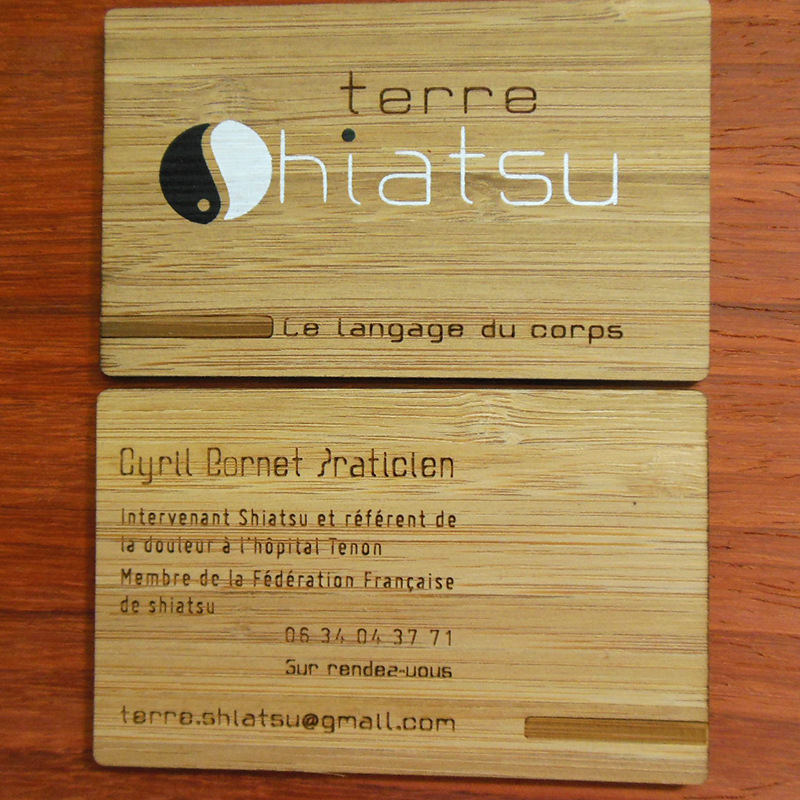 Bamboo Business Card Bamboo Brand Listed Laser Engraving Engraved Bamboo Business Card
