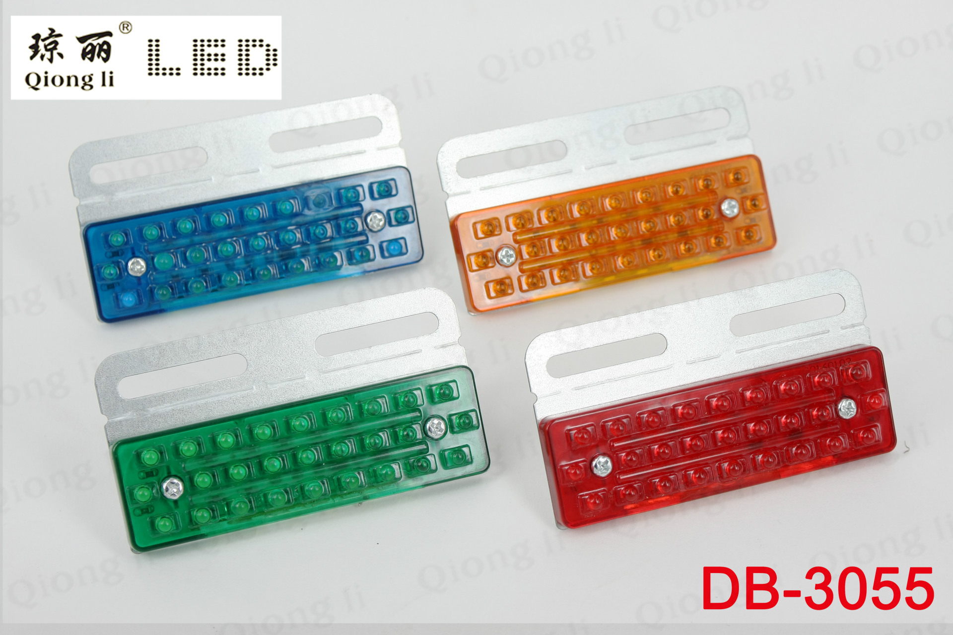 Qionli LED Car Lights Truck Truck Car Logo Lights Signal Lights Width Lights Waterproof Floor Lights 33 Lights