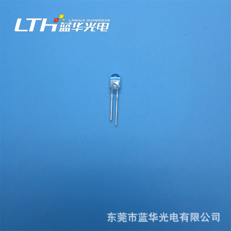 Светодиоды 4.8mm круглая голова с ободком синие можно использовать на высоком напряжении 5V, 9V, 12V, 18V, 24V