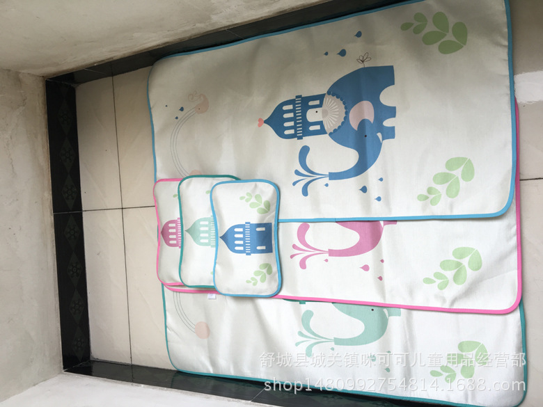 Мат для новорожденных из ледяного шелка, летний мат для детского сада, дышащий мат для кроватки